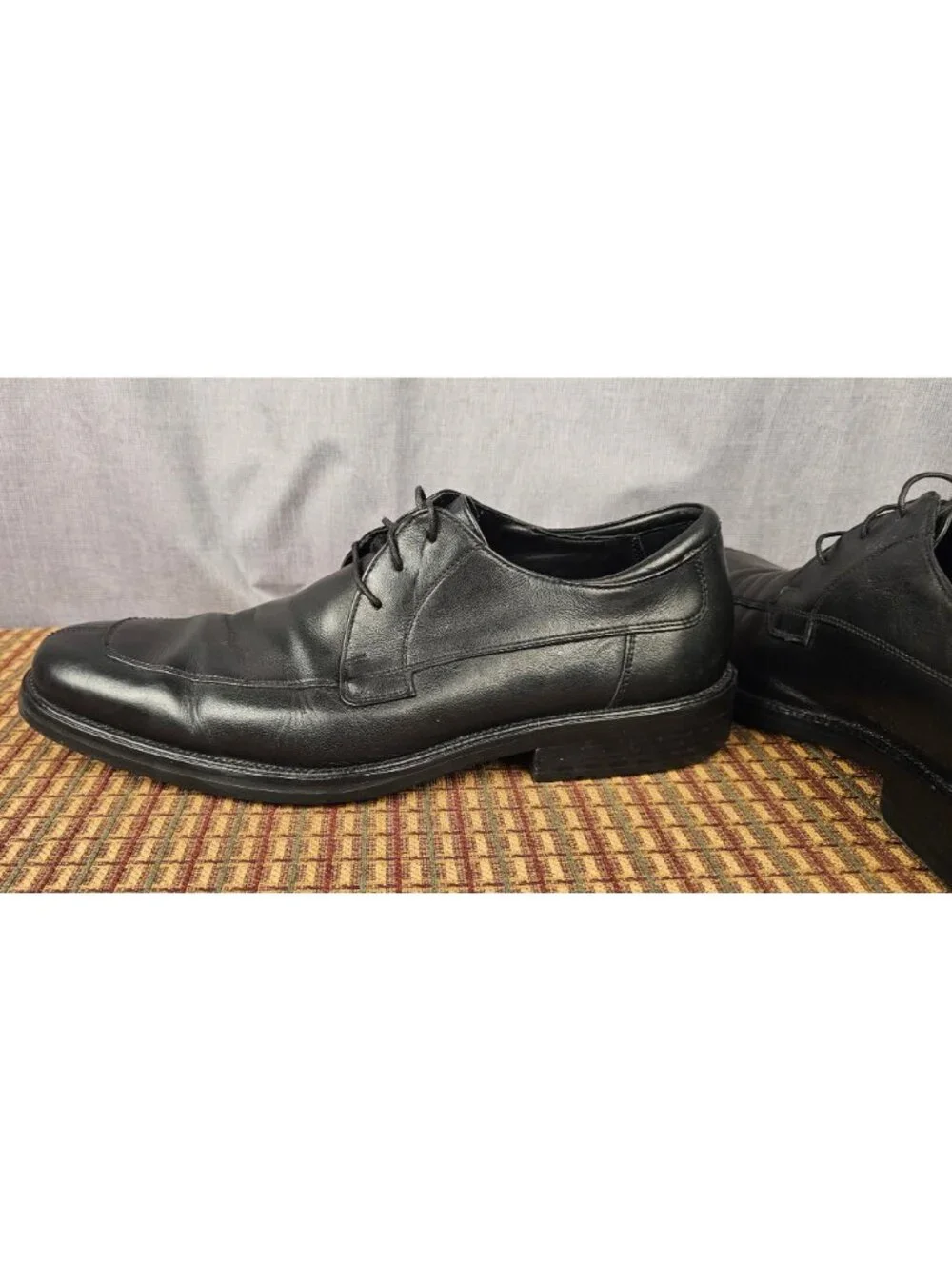 Cole Haan Black Leather Oxford Dress Shoes Mens Size 10 Classic Formal Lace-Up